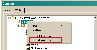 clear cache